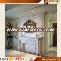 grey wall mounted fire place man made artificial stone marble fireplace